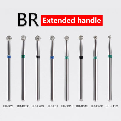 10pcs Dental High Speed Diamond Burs Dentistry Cavity