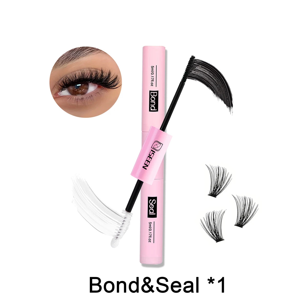 ISEEN Lash Bond and Seal 10ml for Lash Clusters Super Hold