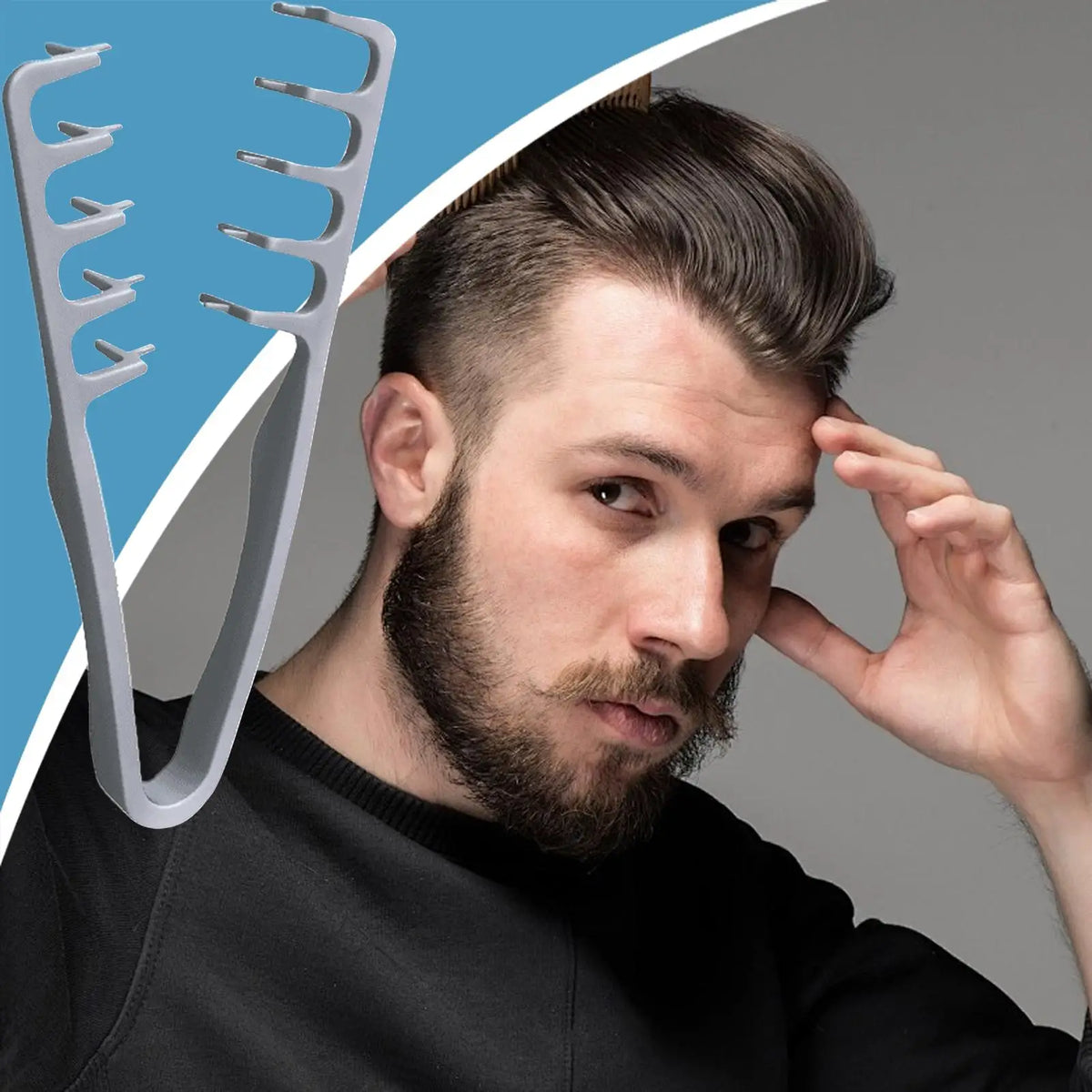 Wide Tooth Hair Comb Volumizing Wide-Tooth Hair Styling Comb Styling