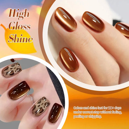 BORN PRETTY 10ml Water Light Cat Magnetic Gel for Autumn Winter Naills