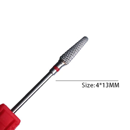 1pc Carbide Tungsten Nail Drill Bit Rotate Burr Milling Nail Cutter
