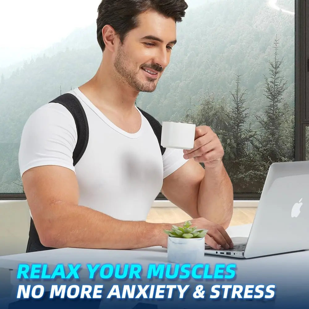 Back Brace Posture Corrector for Women and Men, Shoulder Straightener,