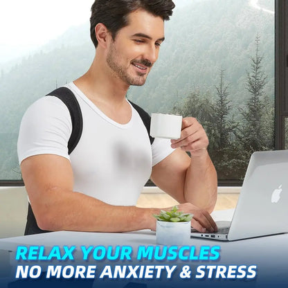 Back Brace Posture Corrector for Women and Men, Shoulder Straightener,