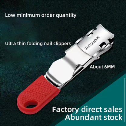 1pcs Nail Clippers Collapsible Portable Travel Fingernail Nail