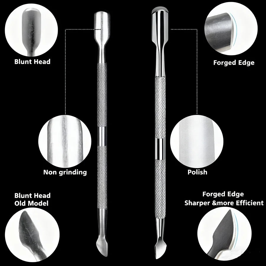 Ultra Fine Silvery Manicure Scissors Stainless Steel Arc Manicure