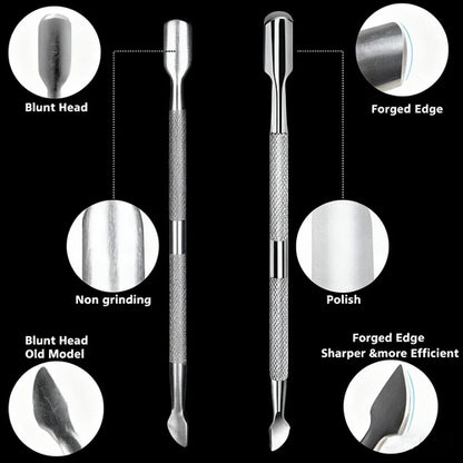 Ultra Fine Silvery Manicure Scissors Stainless Steel Arc Manicure