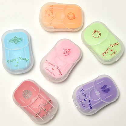 Portable Hand Soap Sheets for Travel | Dissolving Cleanser Wipes |