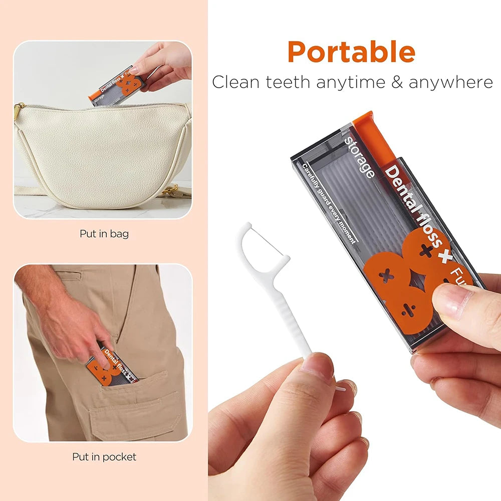 Automatic Dental Floss Storage Box Pop-Up Dental Floss Dispenser With