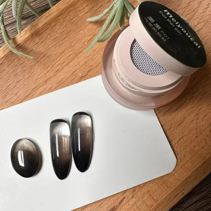 1Jar Black Pat Painting Gel Nail Polish with Air Cushion Gradient