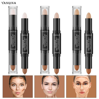 Contour Stick Duo, Double-Ended Highlight and Shadow Cream, Waterproof