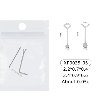 1/2/4pcY-shaped Love Heart Magnetic Auxiliary Tool For Match with Nail