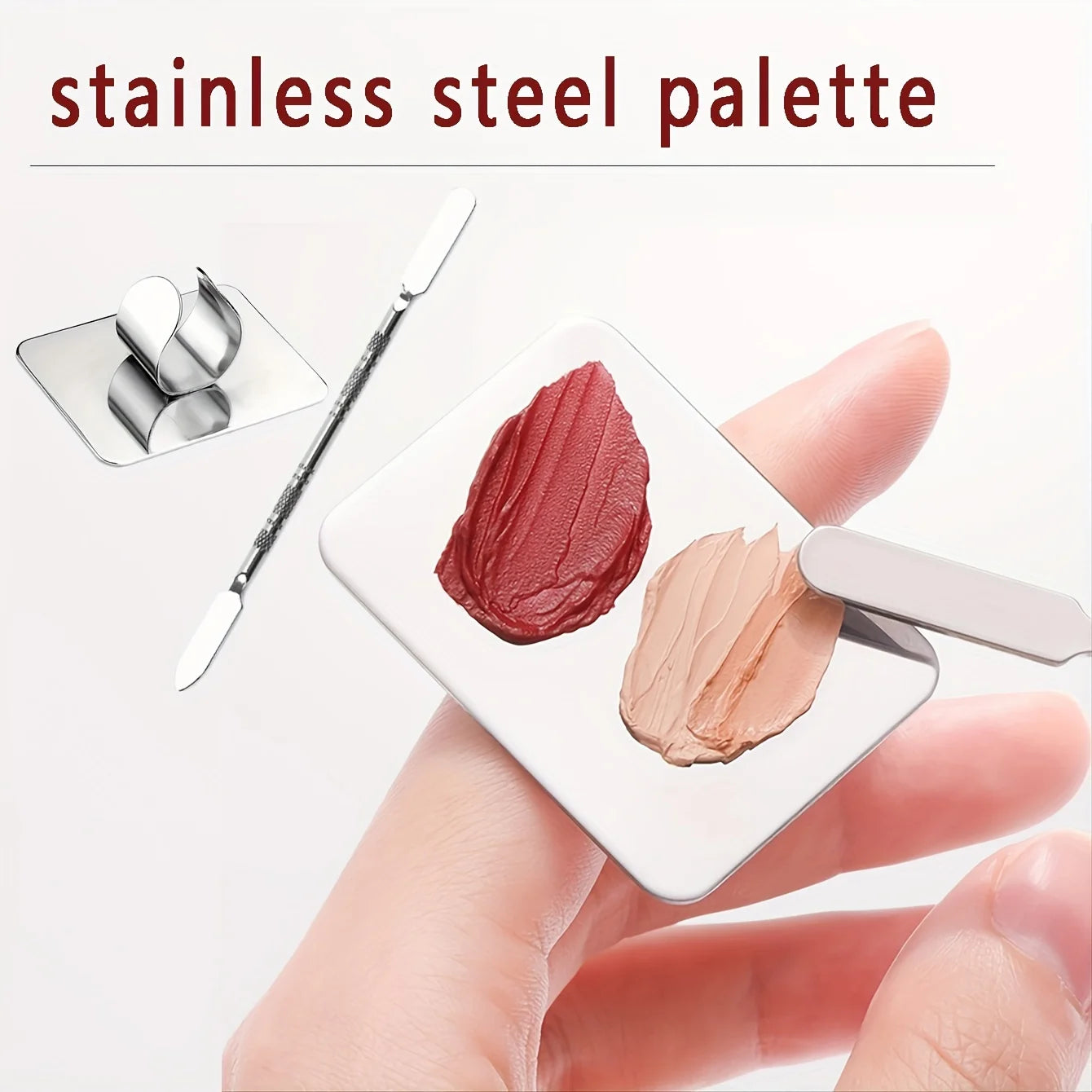 Makeup Mixing Palette, KissDate Makeup Spatula Palette with Foundation