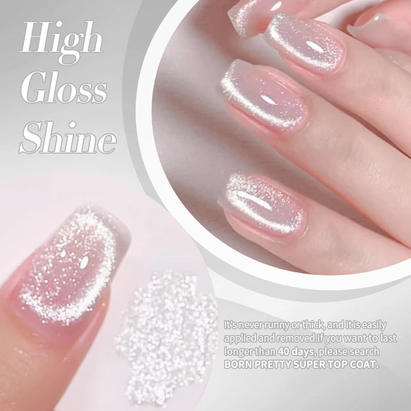 BORN PRETTY 10ml Water Light Cat Gel Ultra Shine Sparkling Glitter