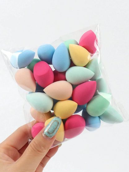 3/20/60Pcs Portable Reusable Water Drop Shape Mini Blender Sponge
