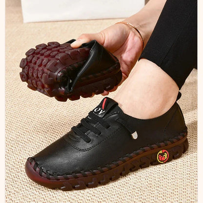 Women Shoes Leather Loafers