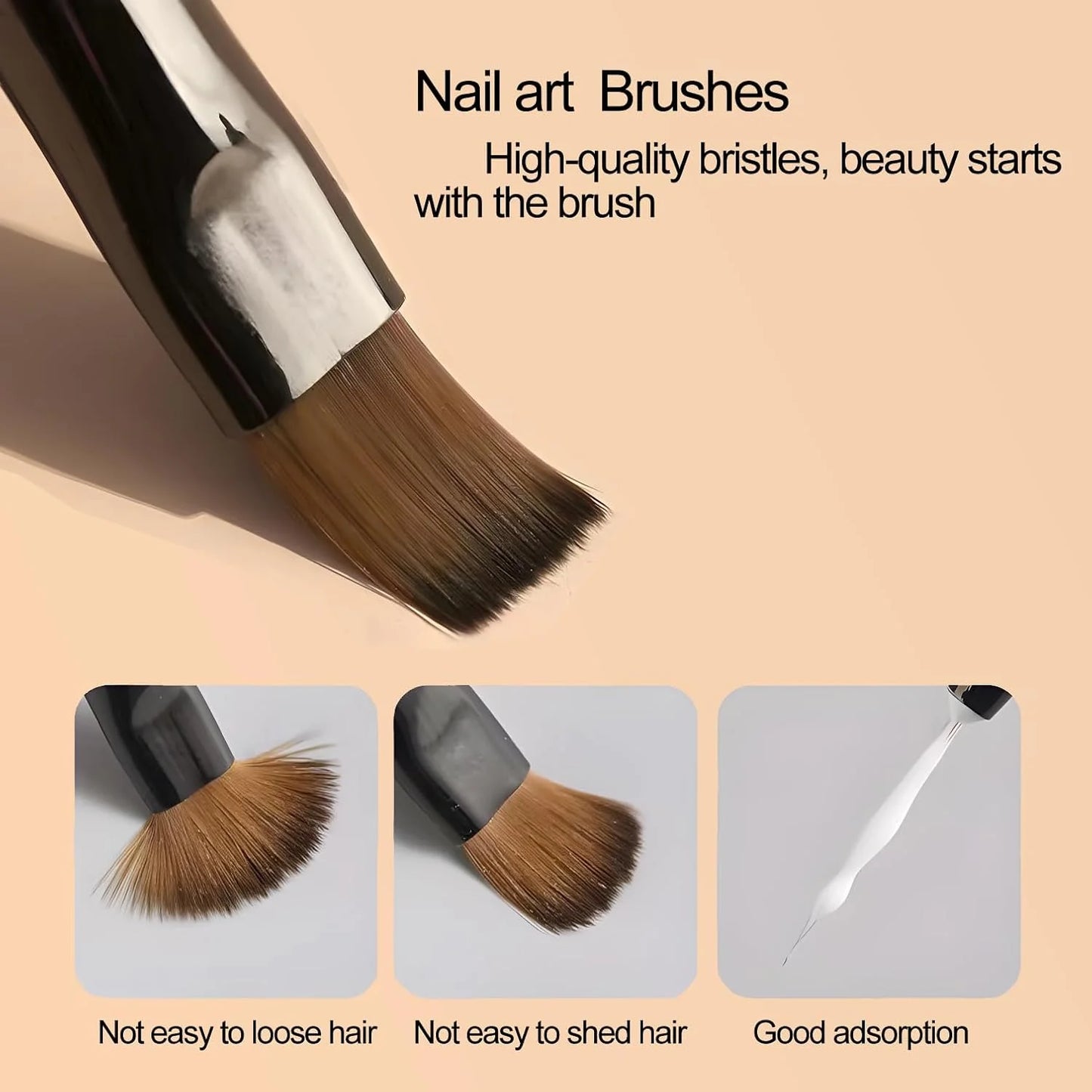 LINMANDA Nail Art Design Pen Painting Tools with Nail Extension Gel