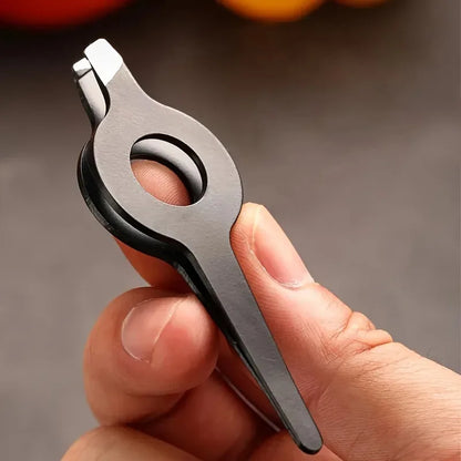 1pcs Pig hair clipper Slant Tweezer With Hollow Out Handle