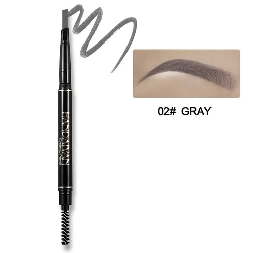 HANDAIYAN Eyebrow Pencil Automatic Rotating Double Head Long Lasting