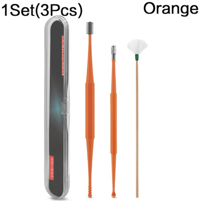 JJYY Soft Silicone Ear Pick Double-ended Earpick Ear Wax Curette