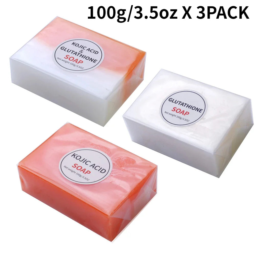 Kojic Acid Soap Set - Skin Lightening and Brightening Luxury