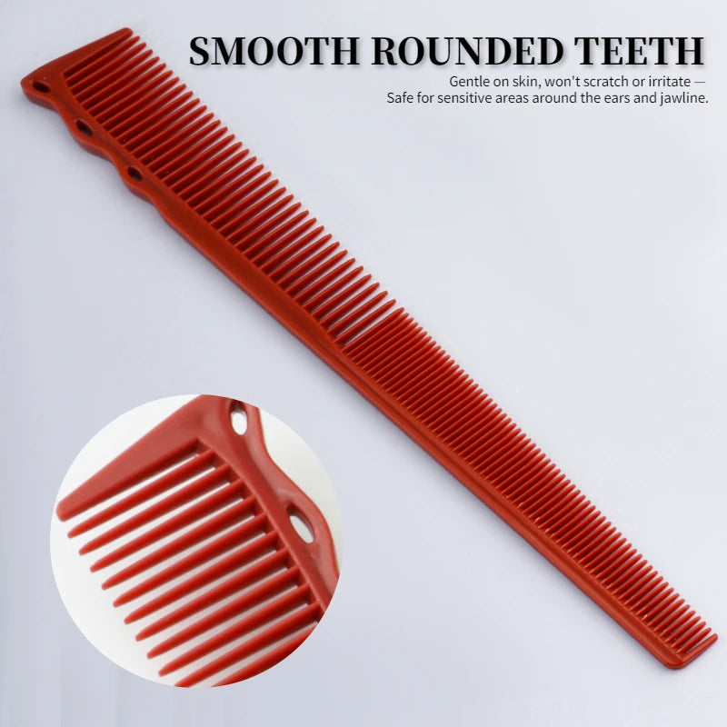 1/5PCS Barber Side Corners Fade Combs Pro Tapered Haircut Combs For