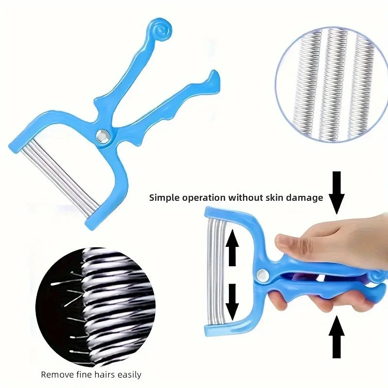 Smooth Skin Facial Epilator - Lip and Eyebrow Elastic Epilator,