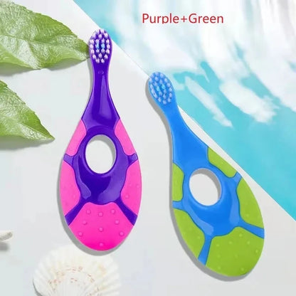 2PCS KidsToothbrush Children With Soft Bristles BPA-Free Toddler