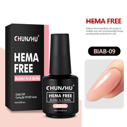 CHUNSHU Hema FREE Construction UV Gel 18ml Builder Nail Gel In A