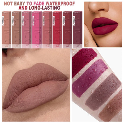 Lip Gloss Lipstick Easy To Color Waterproof Easy-color Sweat-proof