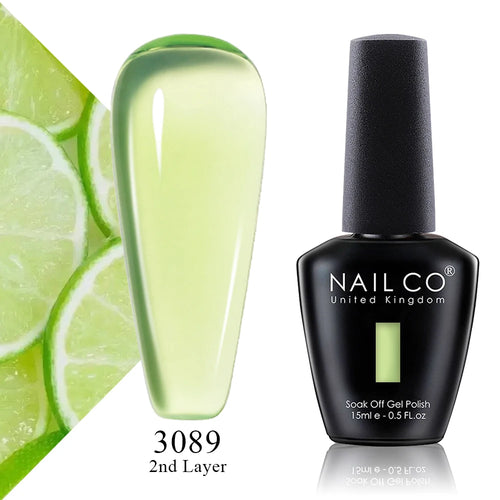 NAILCO 15ml Translucent Color Gel Nail Polish Vernis Semi Permanent UV