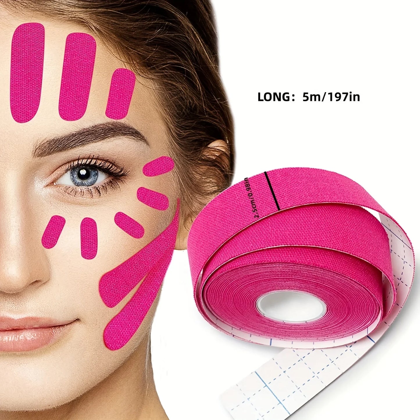 Elastic Face Lift Tape-Instantly Lifts Sagging Jowls,Neck Skin,and