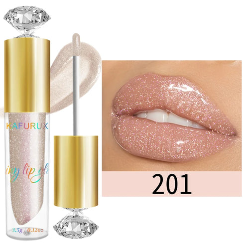 9 Colors Moisturizing Diamond Shimmer Glitter Lip Gloss Makeup