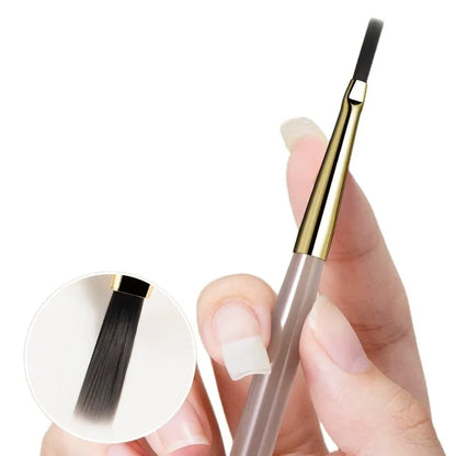 1/2PCS French Plaid Nail Art Brushes Set - Line Grid Pattern Drawing
