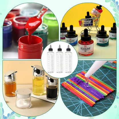 1Pcs 30ml/60ml/100ml/120ml/250ml Plastic PET Juice Liquid Capacity