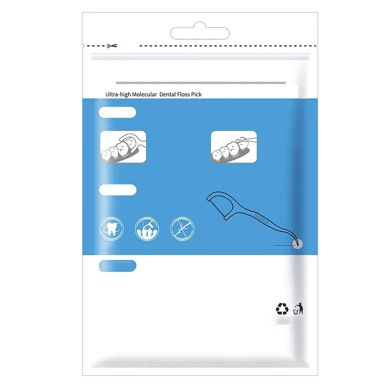 200pcs Dental Floss and Plastic Toothpicks for One-time Cleaning of