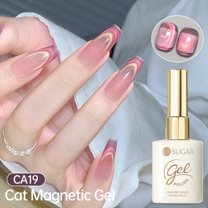 UR SUGAR 15ml Cat Magnetic Gel Nail Polish 30 Colors Semi Permanent