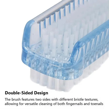 Double-Sided Nail Cleaning Brush, Manicure and Pedicure Tool, Ideal