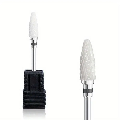 1Pcs Ceramic Milling Cutter Nail Drill Bits Electric Manicure Drills