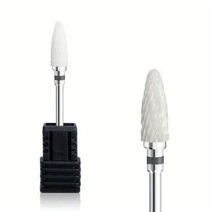 1Pcs Ceramic Milling Cutter Nail Drill Bits Electric Manicure Drills