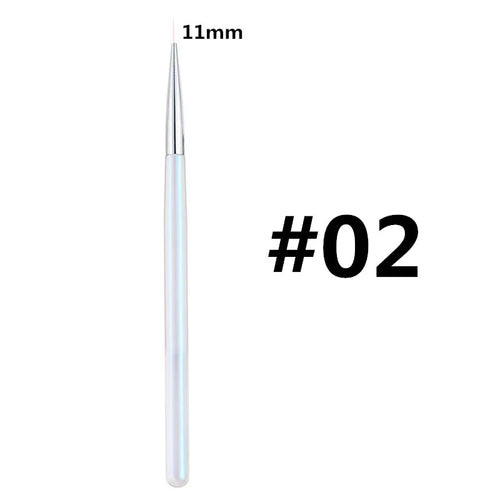1PCS Nail Art Liner Drawing Painting Nail Brush Set Acrylic Powder