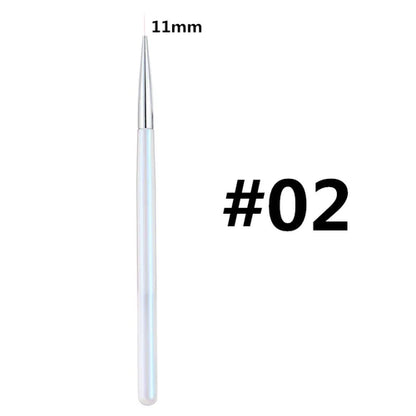 1PCS Nail Art Liner Drawing Painting Nail Brush Set Acrylic Powder