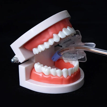 5pcs Dental Silicone Bite Block with Saliva Ejector Hole Mouth Opener