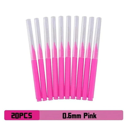 Interdental Brush Box Interdental Brush 20 Pieces Clean Tooth Gap