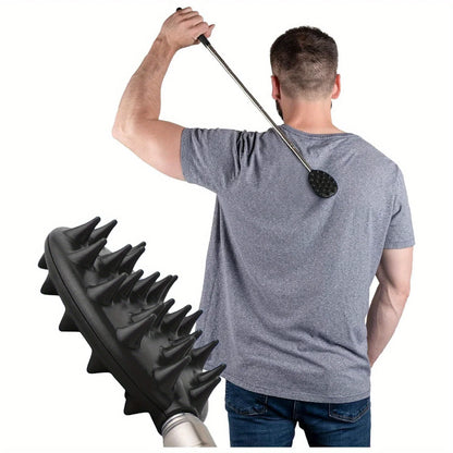 Extendable Cactus Back Scratcher with 1/4-inch & 1/2-inch Spikes,