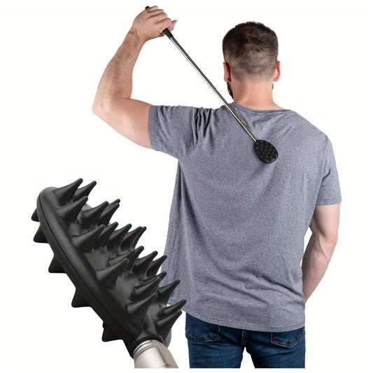 Extendable Cactus Back Scratcher with 1/4-inch & 1/2-inch Spikes,