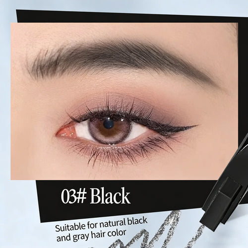QXQY Eyebrow Pencil Automatic Rotating Double Head Long Lasting