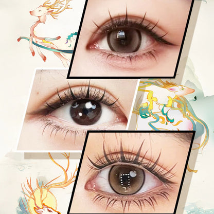 Natural Cosplay False Eyelashes No Glue Need Eyelash Clusters False