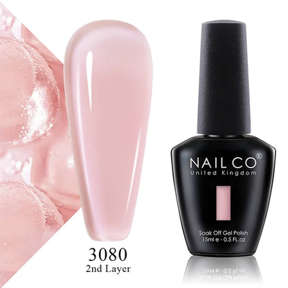 NAILCO 15ml Translucent Color Gel Nail Polish Vernis Semi Permanent UV