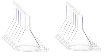 10Pcs Mini Funnel Filling Empty Bottle Packing Tool For Travel Plastic