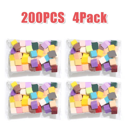 LINMANDA 200/50PCS Nail Sponge Sponge with Grab Pen and Sponge Grab